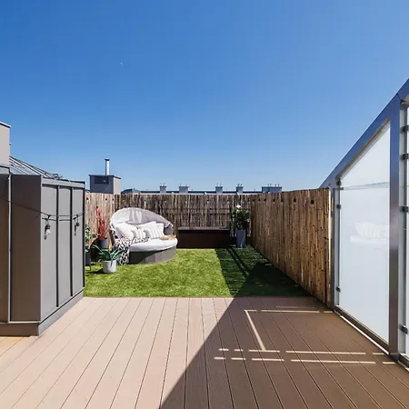 Apartment Sunset Loft 2 Sypialnie Z Tarasem I Zachodami Slonca - Praia Gdynia